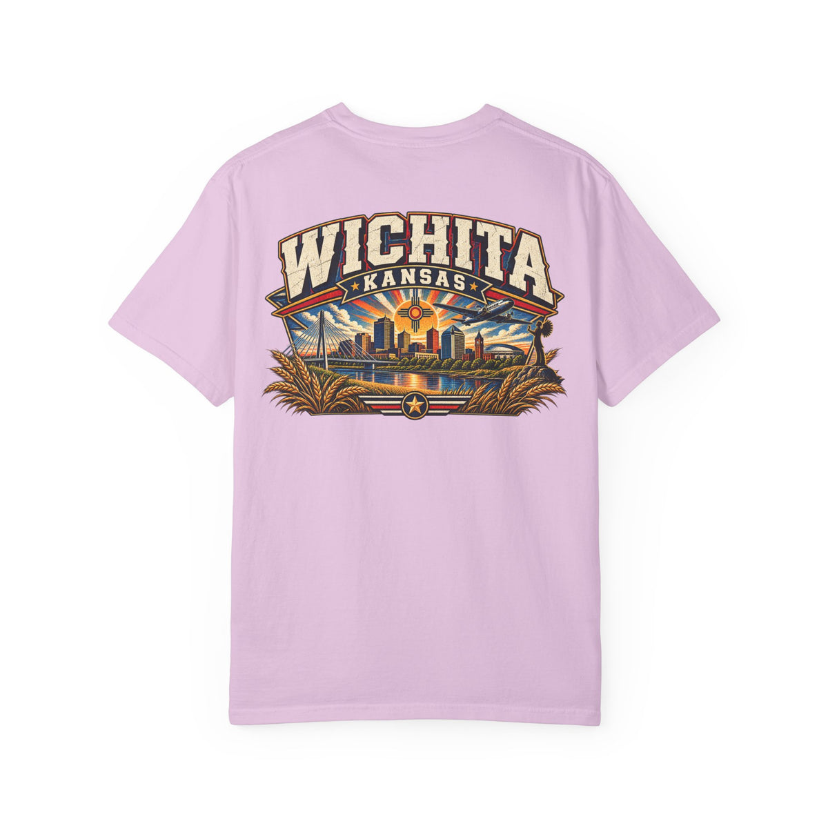 Wichita Kansas Unisex Comfort Color 1717 Streetwear Graphic Tee
