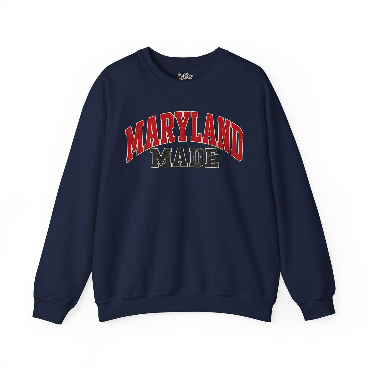 Maryland Made Unisex Crewneck Sweatshirt State Name Graphic