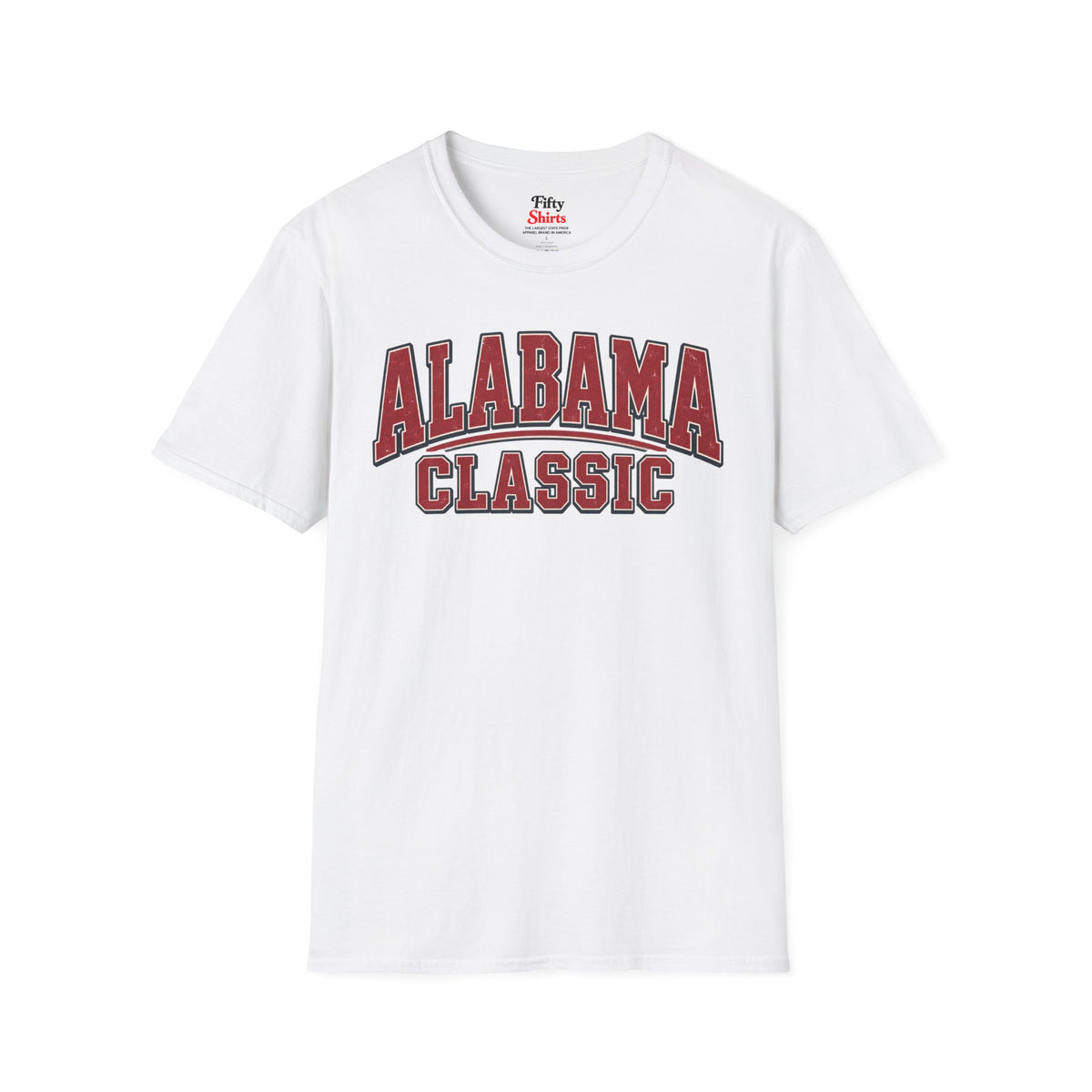 Alabama Classic Unisex Softstyle T Shirt State Name Graphic Tee