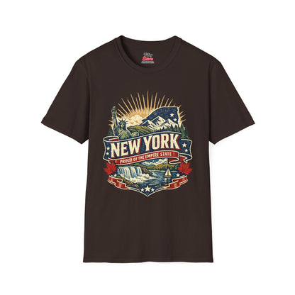 New York Pride Unisex Softstyle T Shirt State Pride Graphic Tee Collections FS03