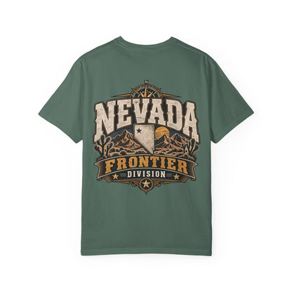Nevada Frontier Division Unisex Comfort Color 1717 Streetwear Graphic Tee