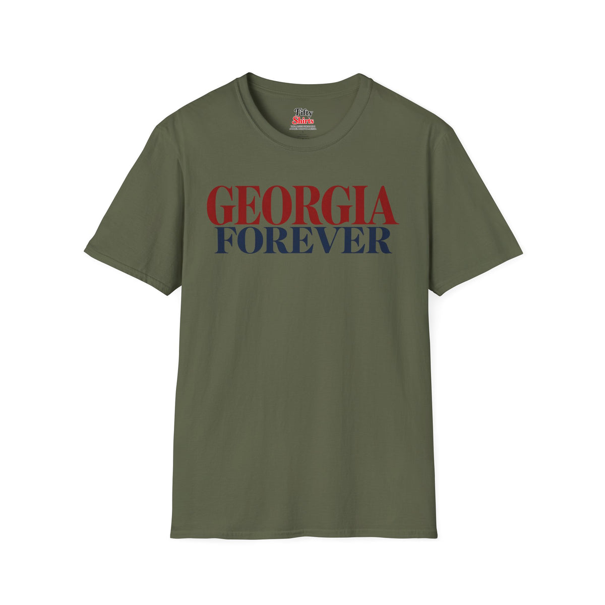Georgia Forever Unisex Softstyle T Shirt State Name Graphic Tee