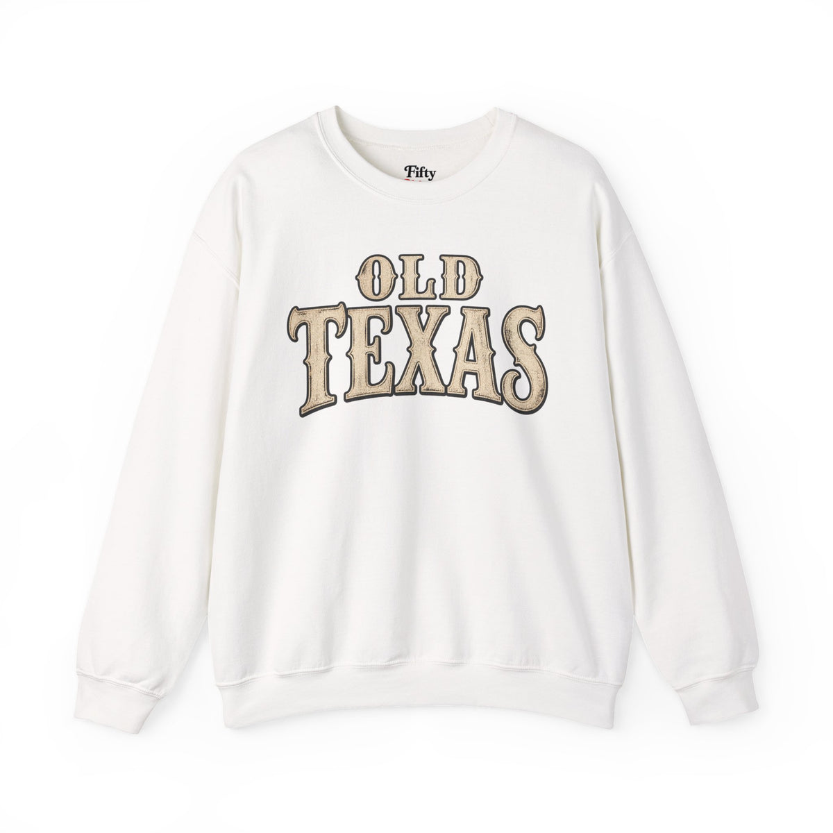 Old Texas Unisex Crewneck Sweatshirt State Name Graphic