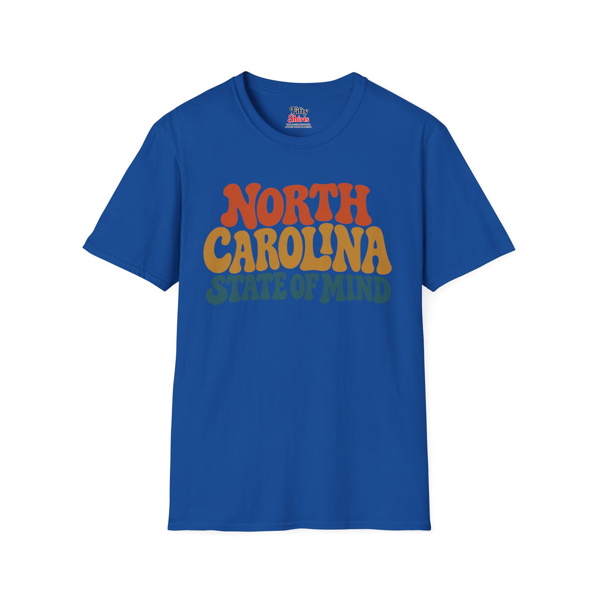 North Carolina State Of Mind Unisex Softstyle T Shirt State Name Graphic Tee