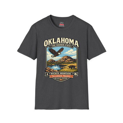 Oklahoma Sooner State Adventure Unisex Softstyle T Shirt State Pride Graphic Tee Collections FS03