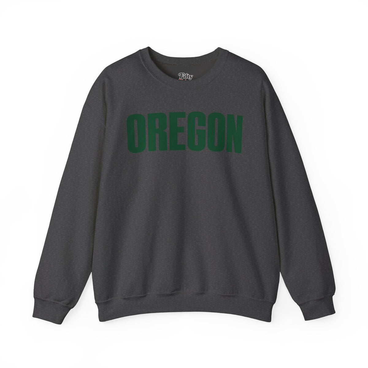 Oregon Unisex Crewneck Sweatshirt State Name Graphic