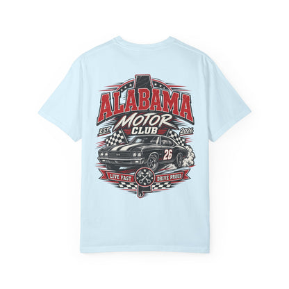 Alabama Motor Club Unisex Comfort Color 1717 Streetwear Graphic Tee