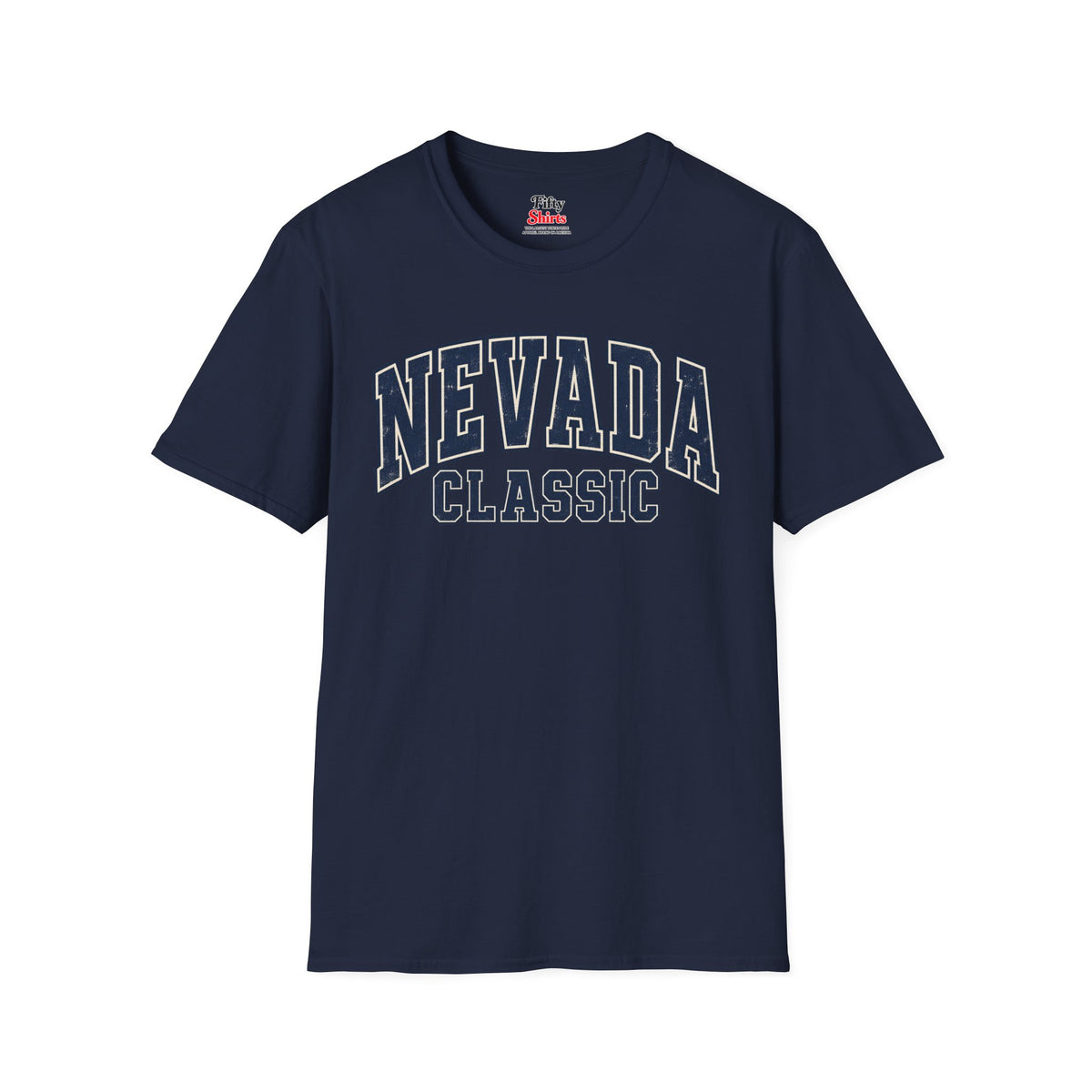 Nevada Classic Unisex Softstyle T Shirt State Name Graphic Tee