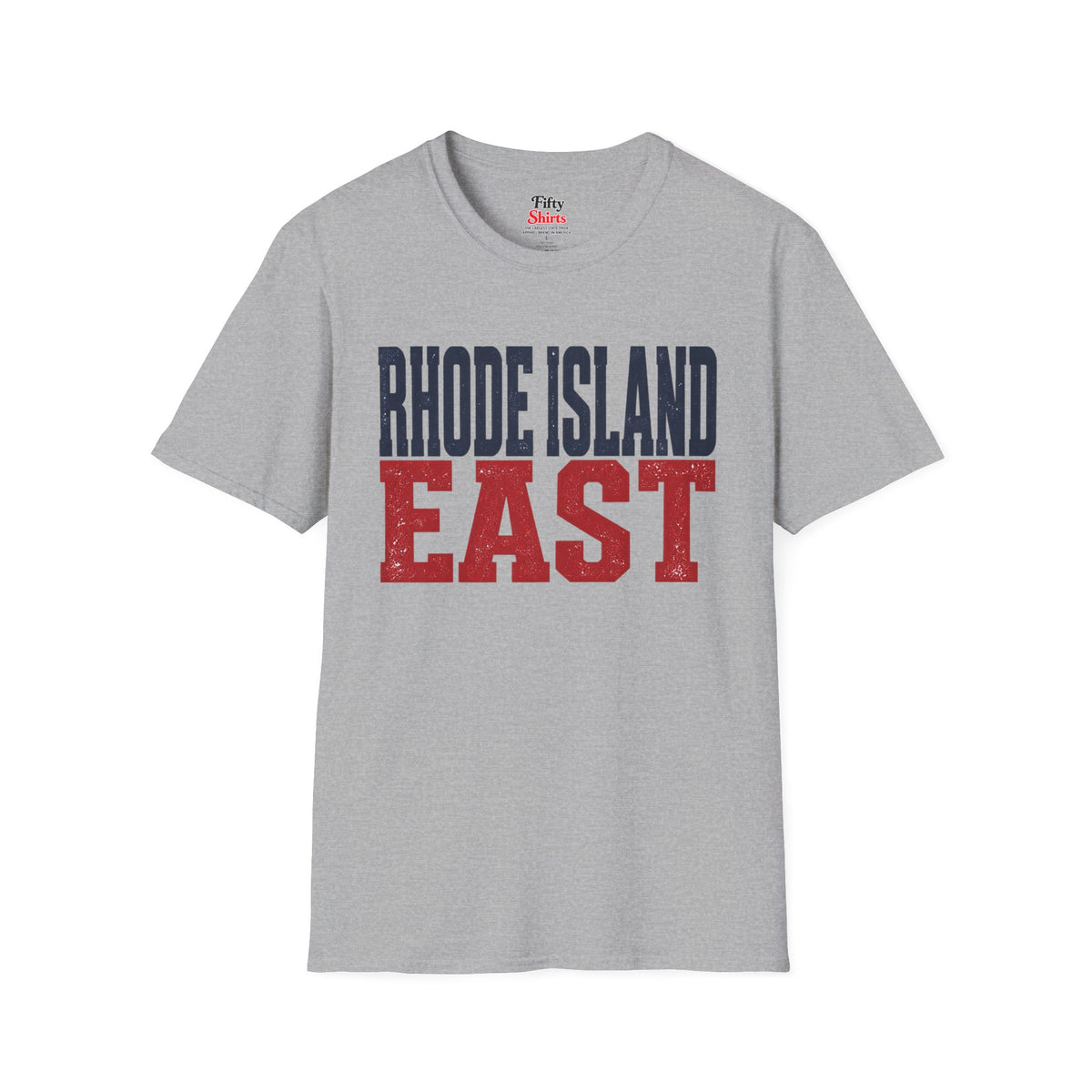 Rhode Island East Unisex Softstyle T Shirt State Name Graphic Tee