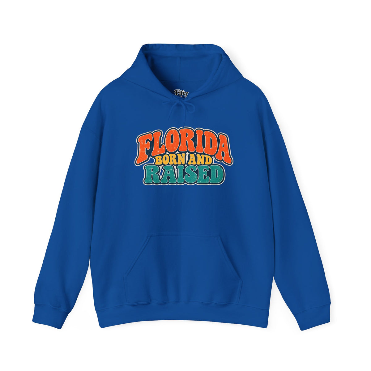 Florida Born and Raised Retro Sunshine State Unisex Hoodie Graphic