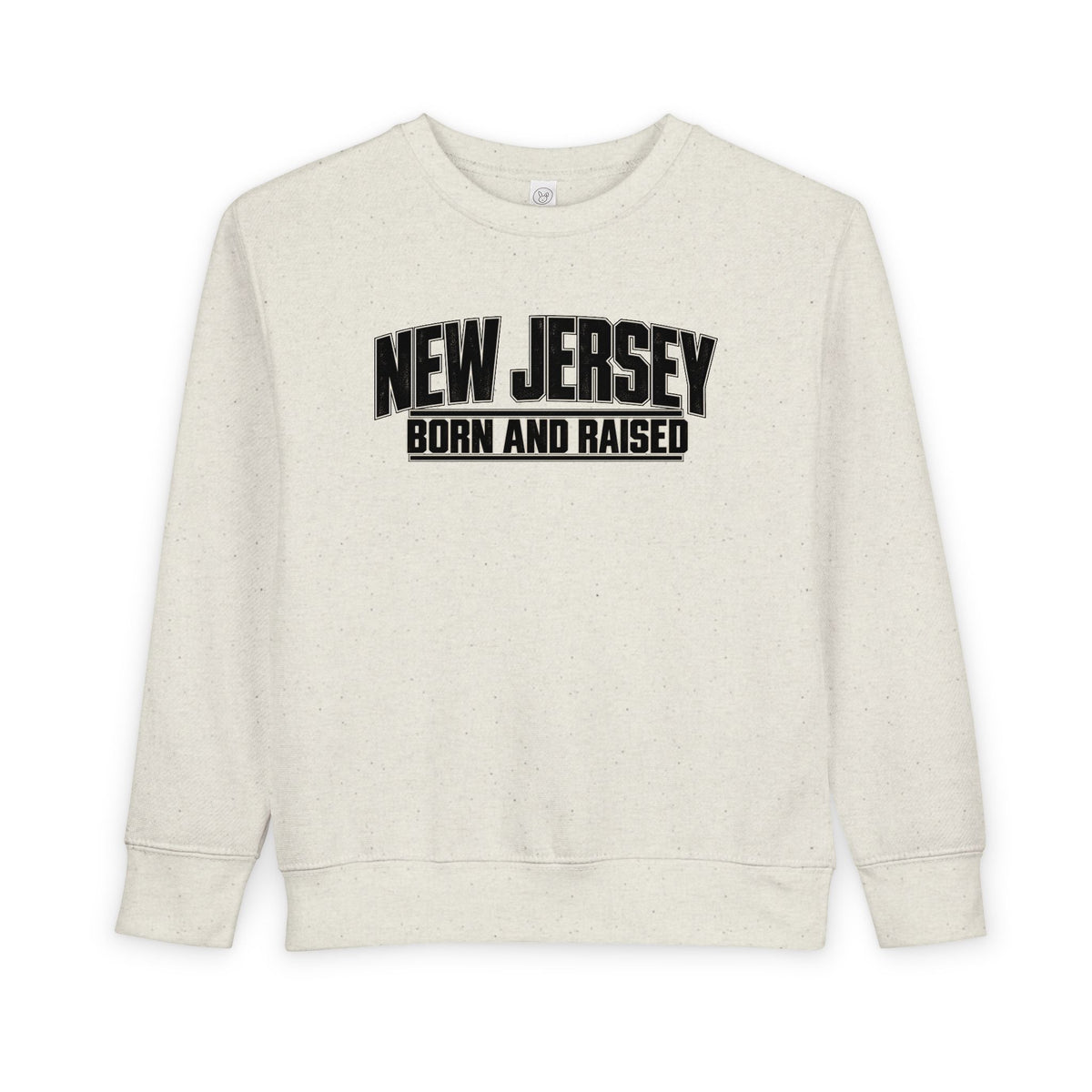 New Jersey Born and Raised Modern Streetwear Unisex Toddler Sweatshirt