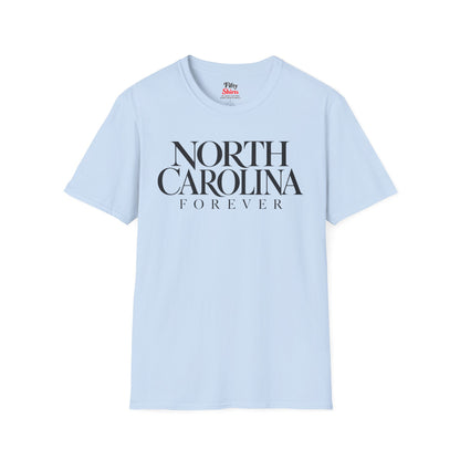 North Carolina Forever Unisex Softstyle T Shirt State Name Graphic Tee