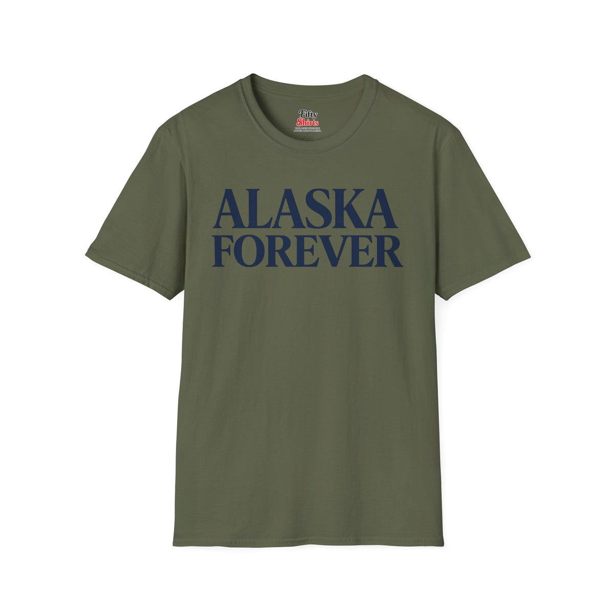 Alaska Forever Unisex Softstyle T Shirt State Name Graphic Tee