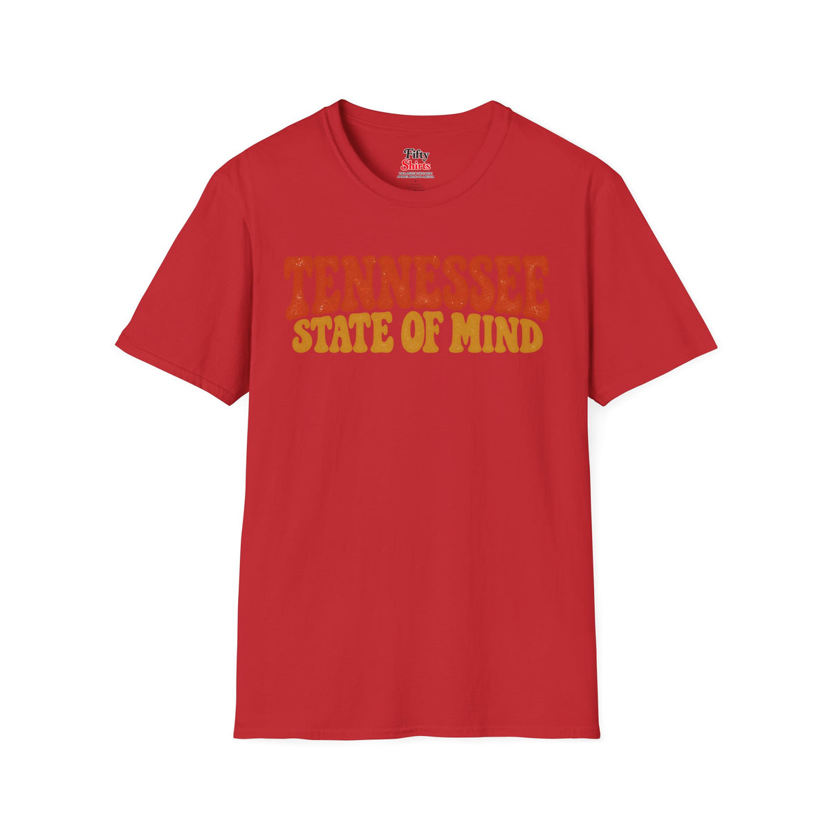 Tennessee State Of Mind Unisex Softstyle T Shirt State Name Graphic Tee