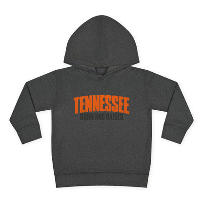 Tennessee Born and Raised Modern Southern Streetwear Unisex Toddler Pullover Fleece Hoodie