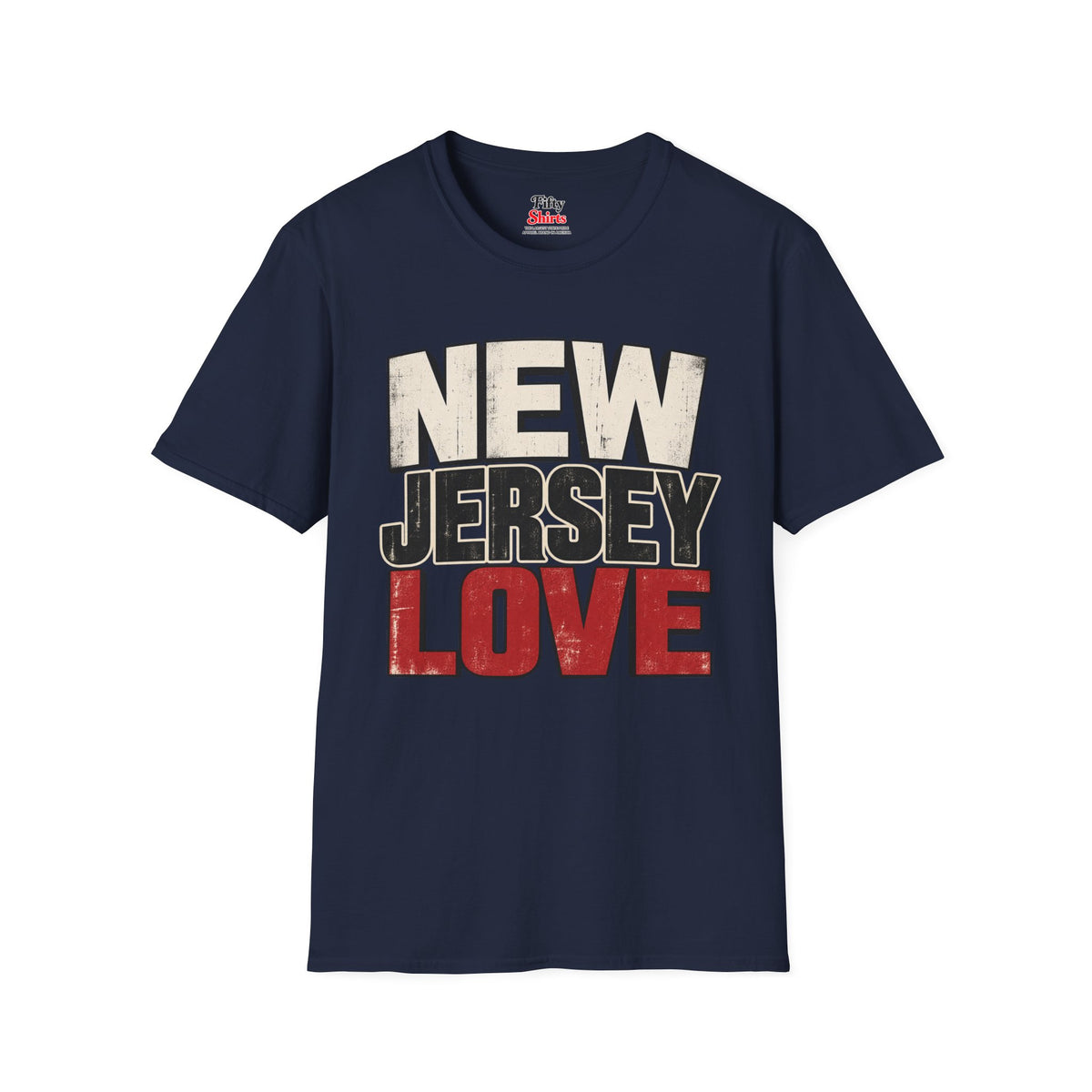 New Jersey Love Unisex Softstyle T Shirt State Name Graphic Tee