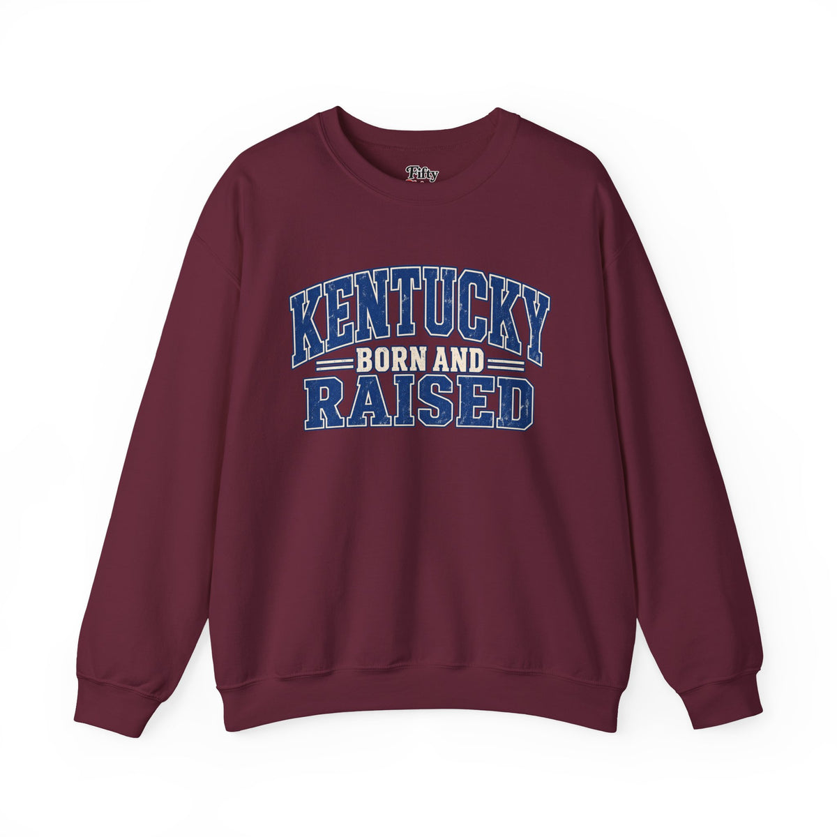 Kentucky Born and Raised Bluegrass Unisex Sweatshirt Graphic