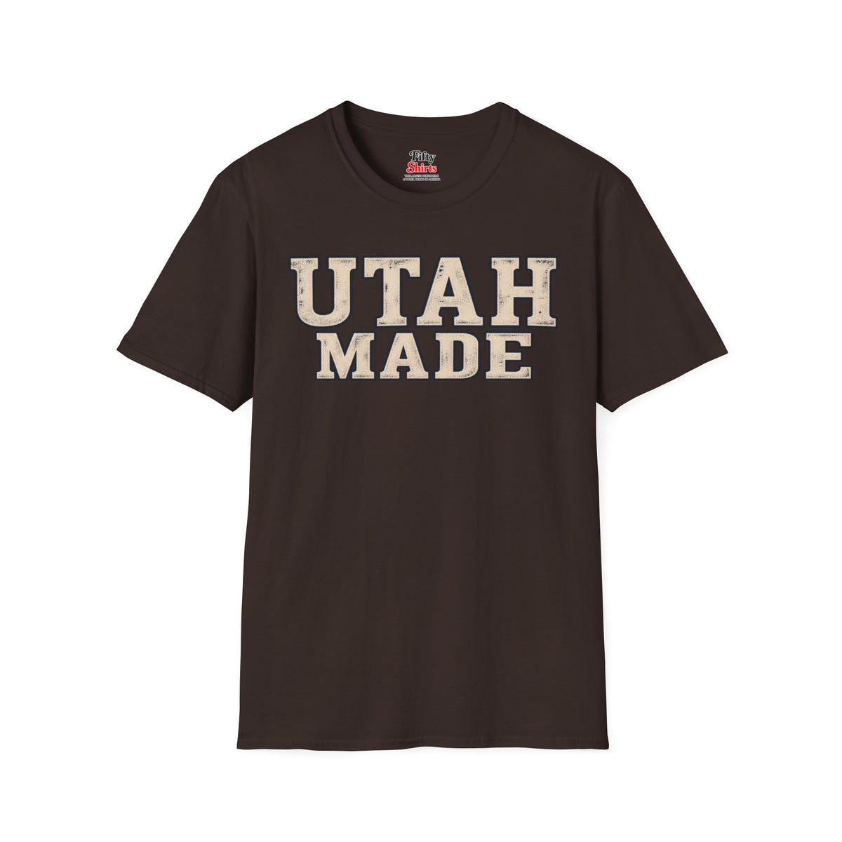 Utah Made Unisex Softstyle T Shirt State Name Graphic Tee