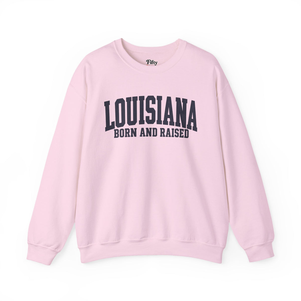 Louisiana Born and Raised Premium Streetwear Unisex Sweatshirt Graphic