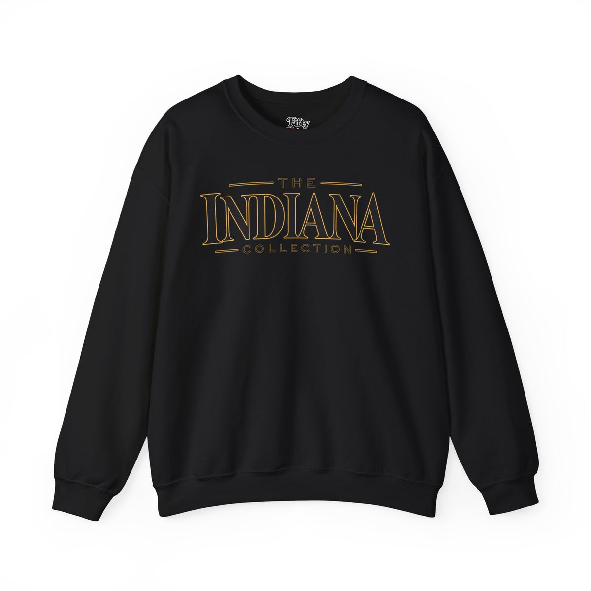 The Indiana Collection Unisex Crewneck Sweatshirt State Name Graphic