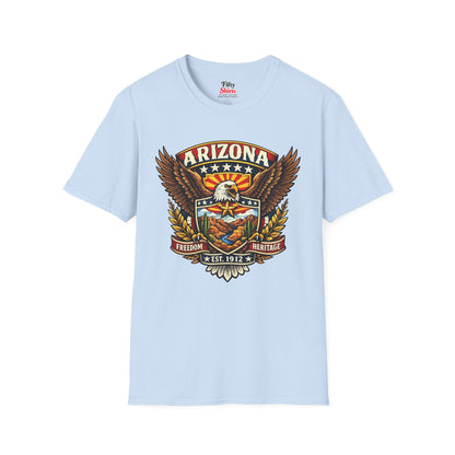 Arizona Americana Eagle Unisex Softstyle T Shirt State Pride Graphic Tee Collections FS03