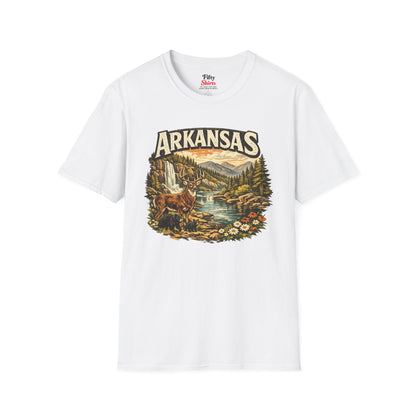 Arkansas Wildlife Unisex Softstyle T Shirt State Pride Graphic Tee Collections FS03