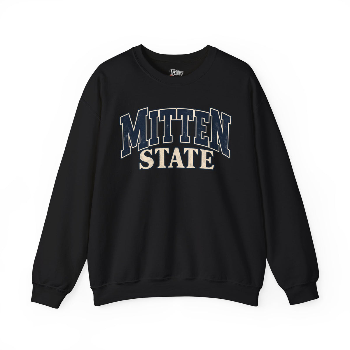 Michigan Mitten State Unisex Crewneck Sweatshirt State Name Graphic