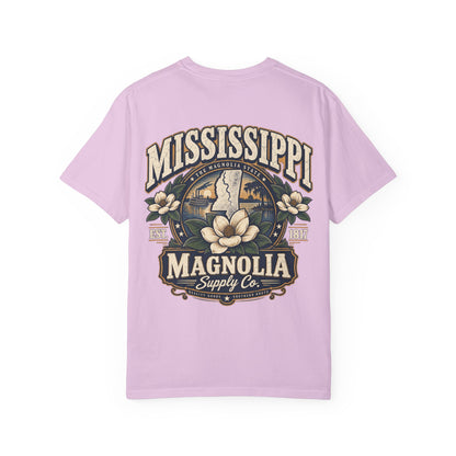 Mississippi Magnolia Supply Co. Unisex Comfort Color 1717 Streetwear Graphic Tee