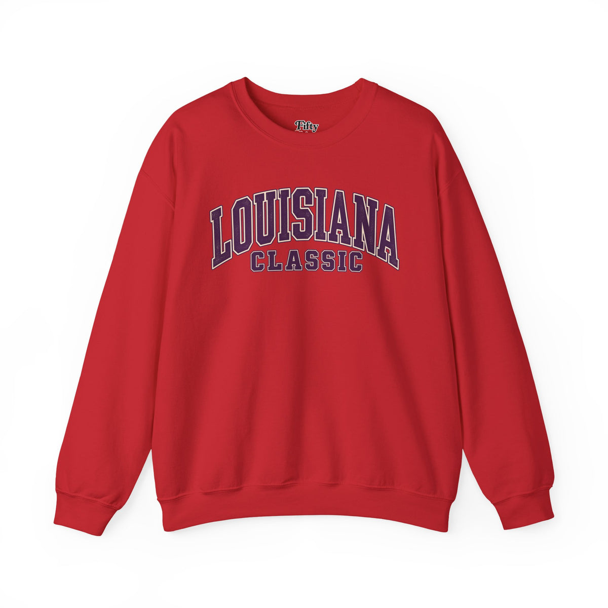 Louisiana Classic Unisex Crewneck Sweatshirt State Name Graphic