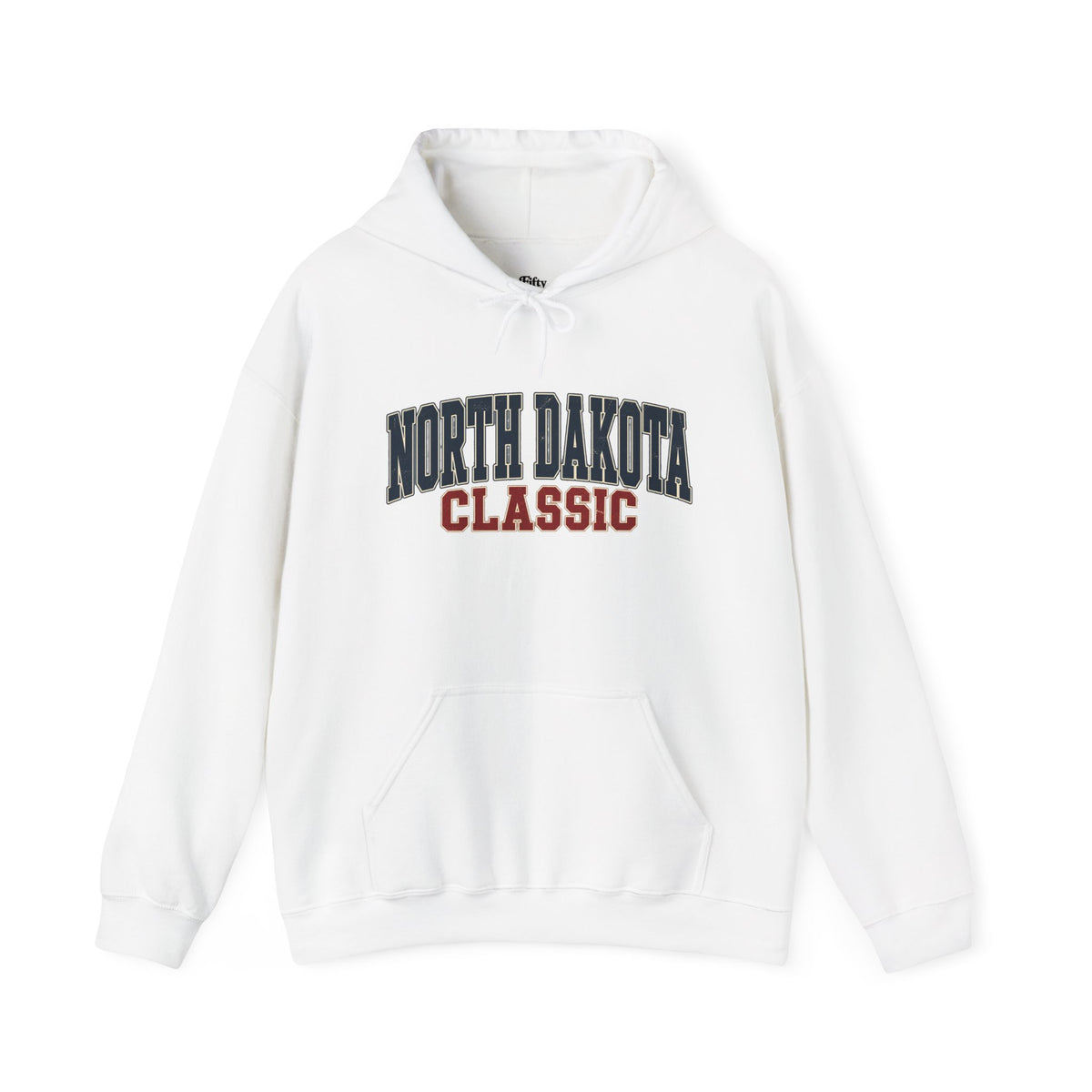 North Dakota Classic Unisex Hoodie State Name Graphic