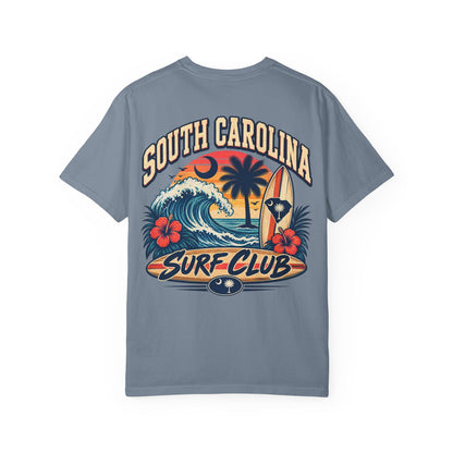 South Carolina Surf Club Unisex Comfort Color 1717 Streetwear Graphic Tee