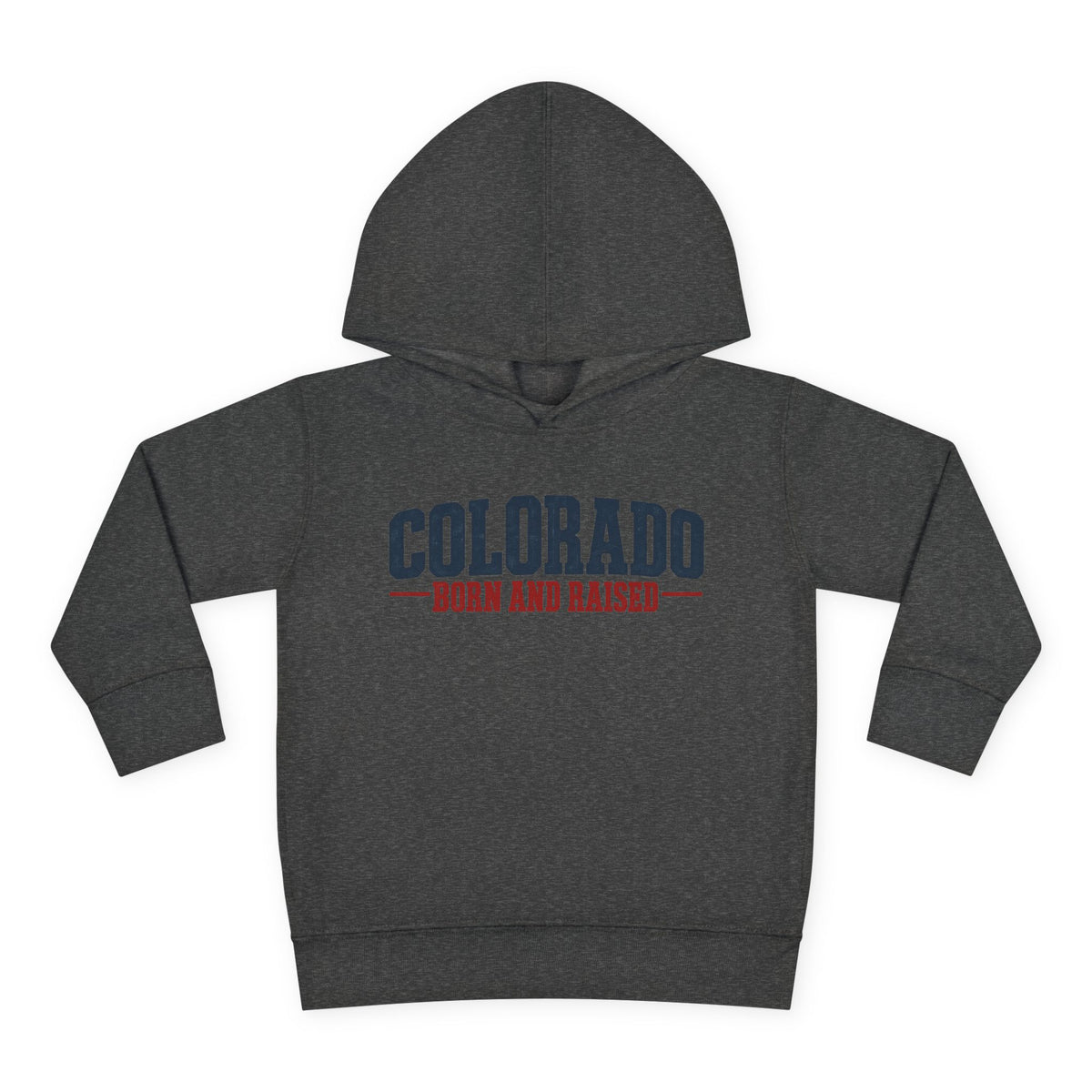 Colorado Born and Raised Classic Western Americana Unisex Toddler Pullover Fleece Hoodie