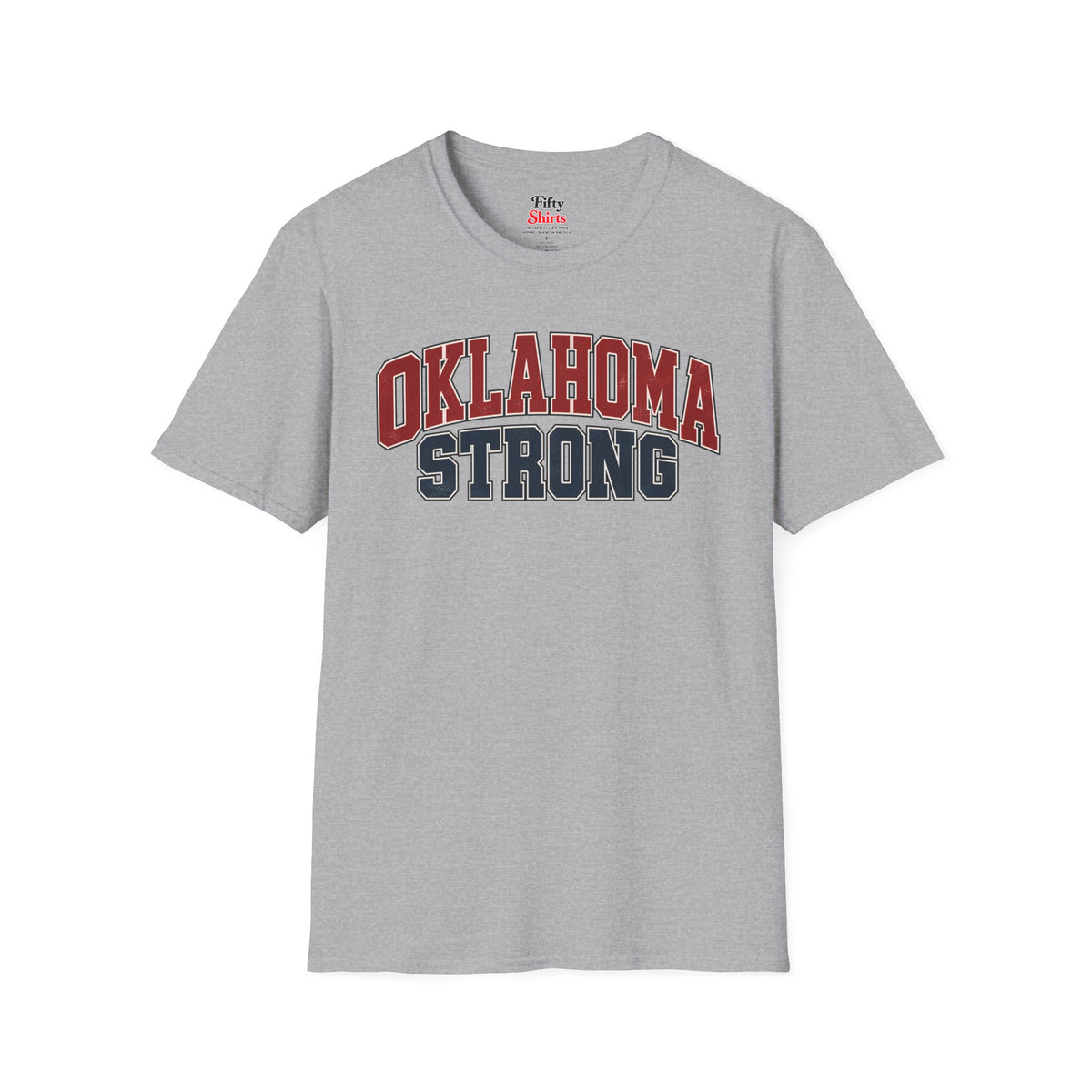 Oklahoma Strong Unisex Softstyle T Shirt State Name Graphic Tee