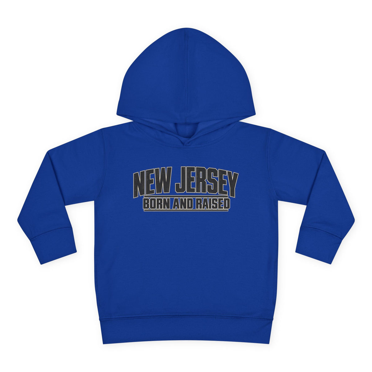 New Jersey Born and Raised Modern Streetwear Unisex Toddler Pullover Fleece Hoodie