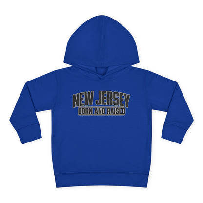 New Jersey Born and Raised Modern Streetwear Unisex Toddler Pullover Fleece Hoodie