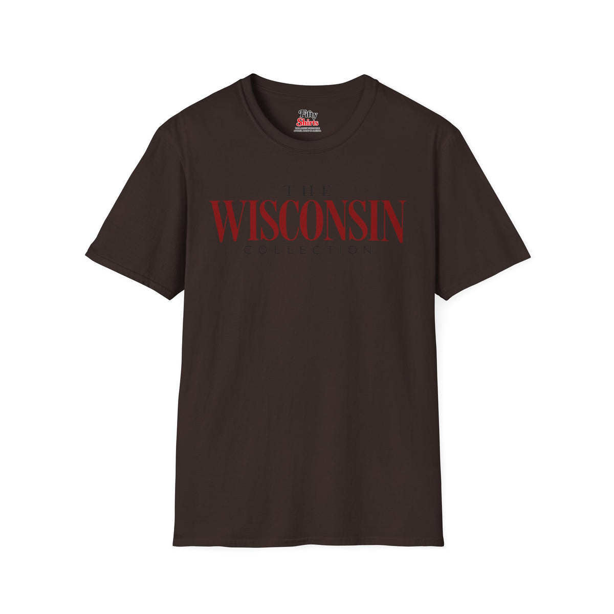 The Wisconsin Collection Unisex Softstyle T Shirt State Name Graphic Tee