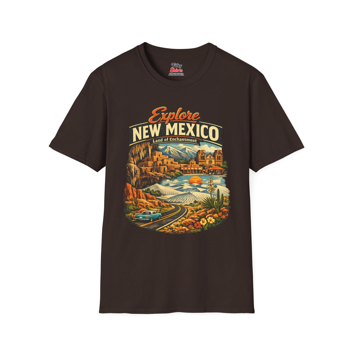 Explore New Mexico Unisex Softstyle T Shirt State Pride Graphic Tee Collections FS03