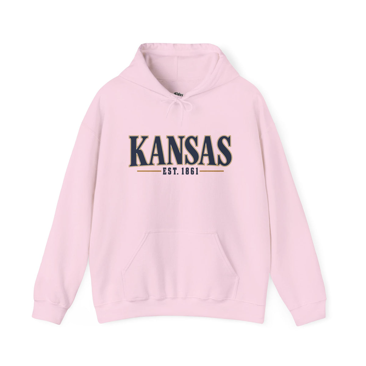 Kansas Est 1861 Unisex Hoodie State Name Graphic