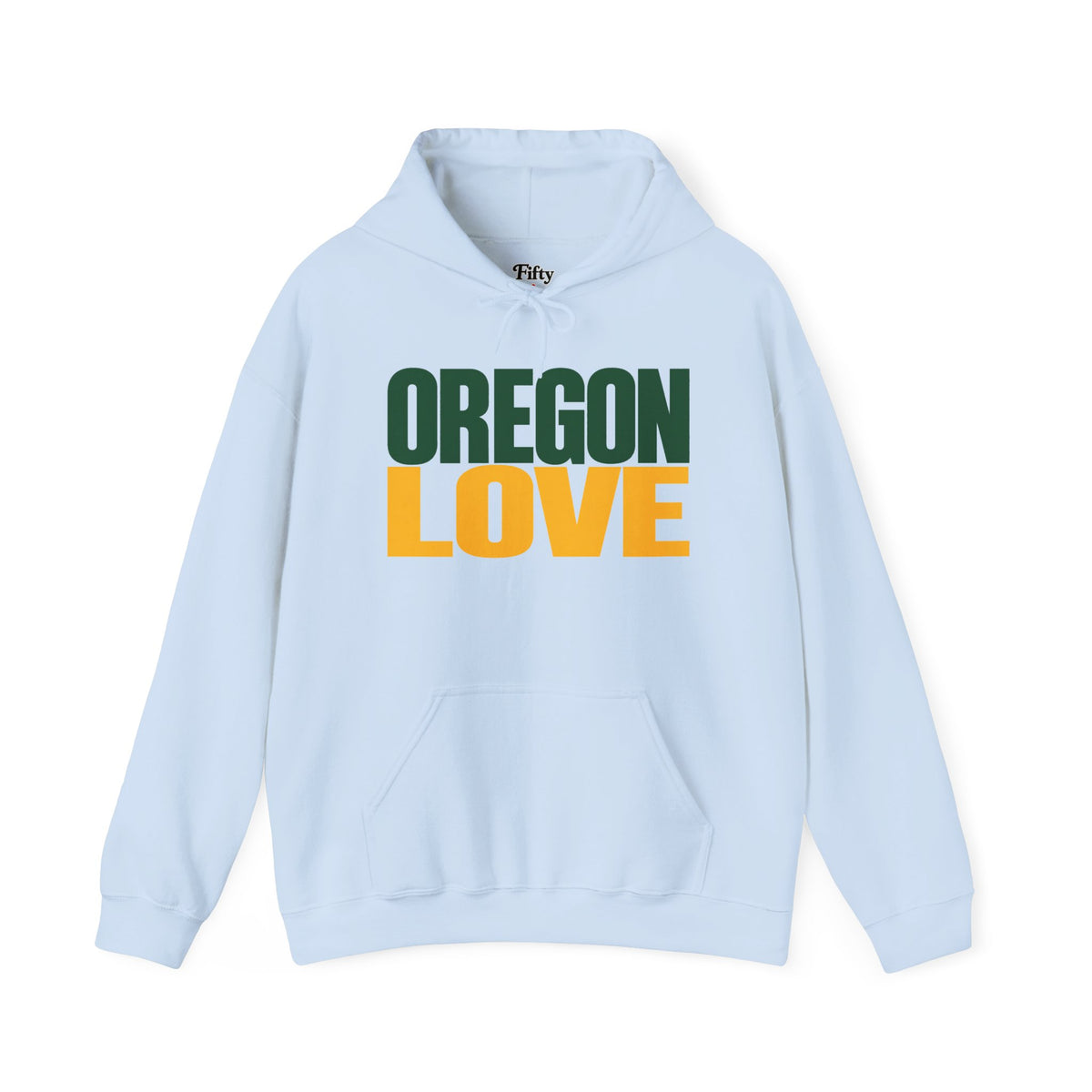 Oregon Love Unisex Hoodie State Name Graphic