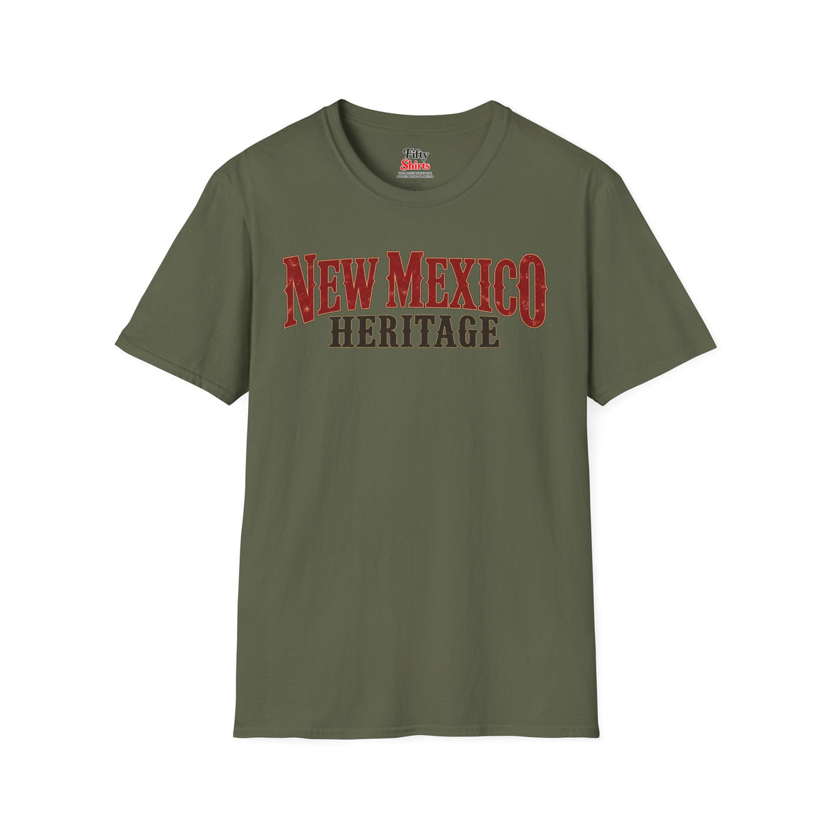 New Mexico Heritage Unisex Softstyle T Shirt State Name Graphic Tee
