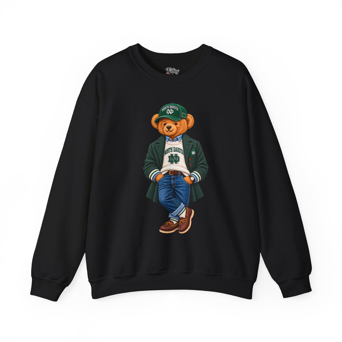 North Dakota- Game Day Teddy Bear Sweatshirt