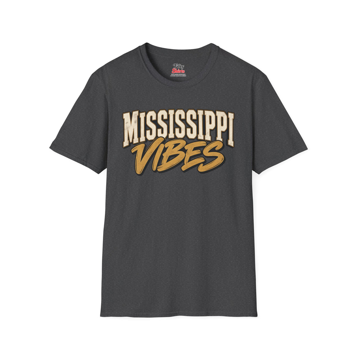 Mississippi Vibes Unisex Softstyle T Shirt State Name Graphic Tee