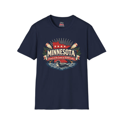 Minnesota State Pride Unisex Softstyle T Shirt State Pride Graphic Tee Collections FS03