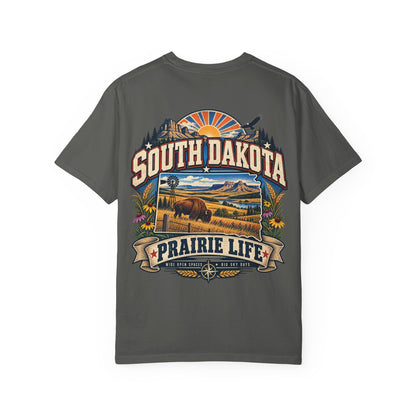 South Dakota Prairie Life Unisex Comfort Color 1717 Streetwear Graphic Tee