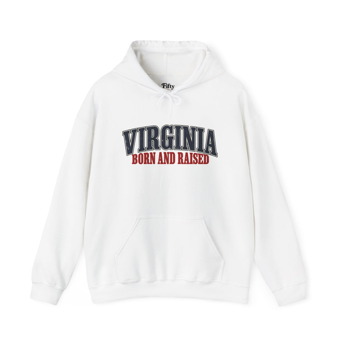 Virginia Born and Raised Southern Heritage Unisex Hoodie Graphic