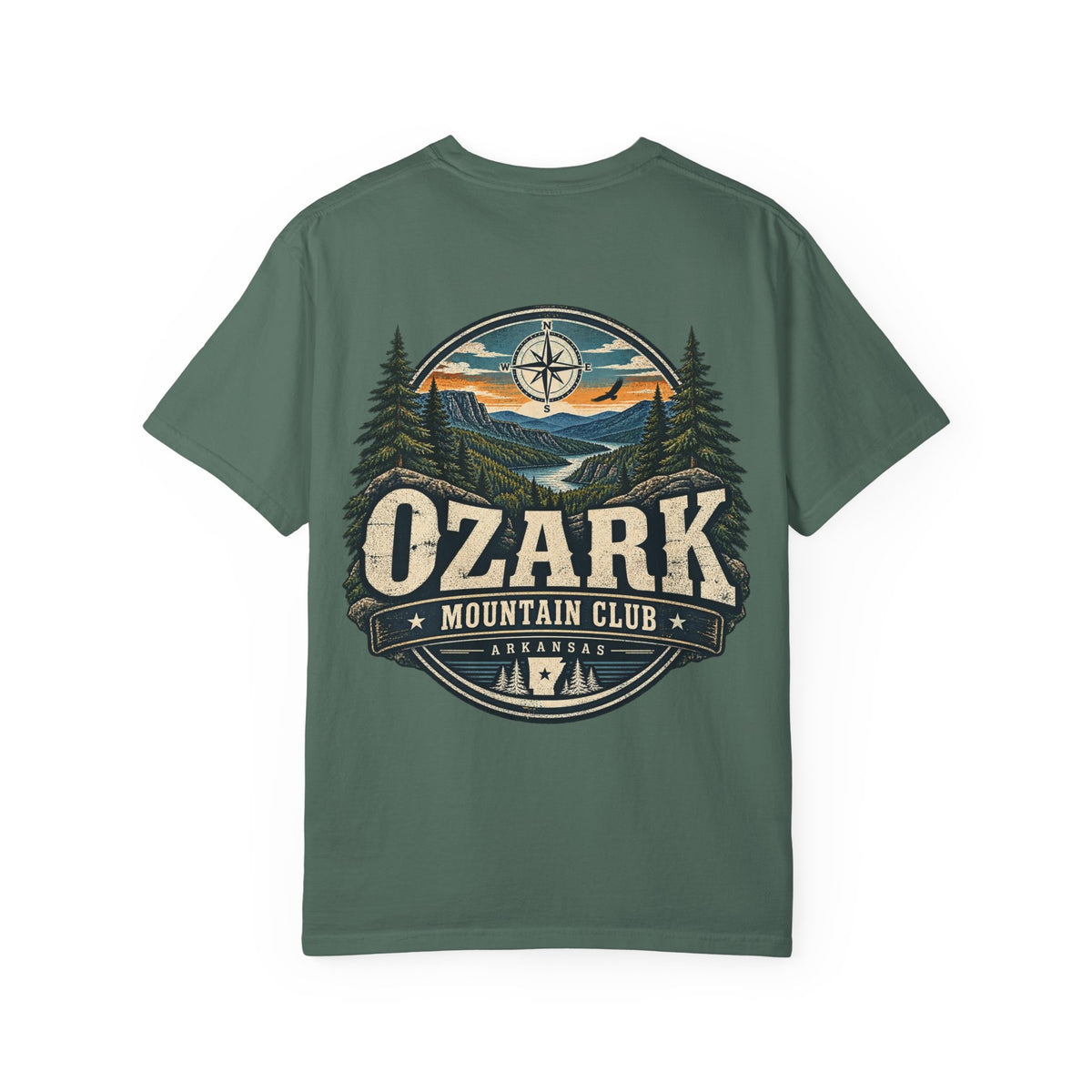 Arkansas Ozark Mountain Club Unisex Comfort Color 1717 Streetwear Graphic Tee