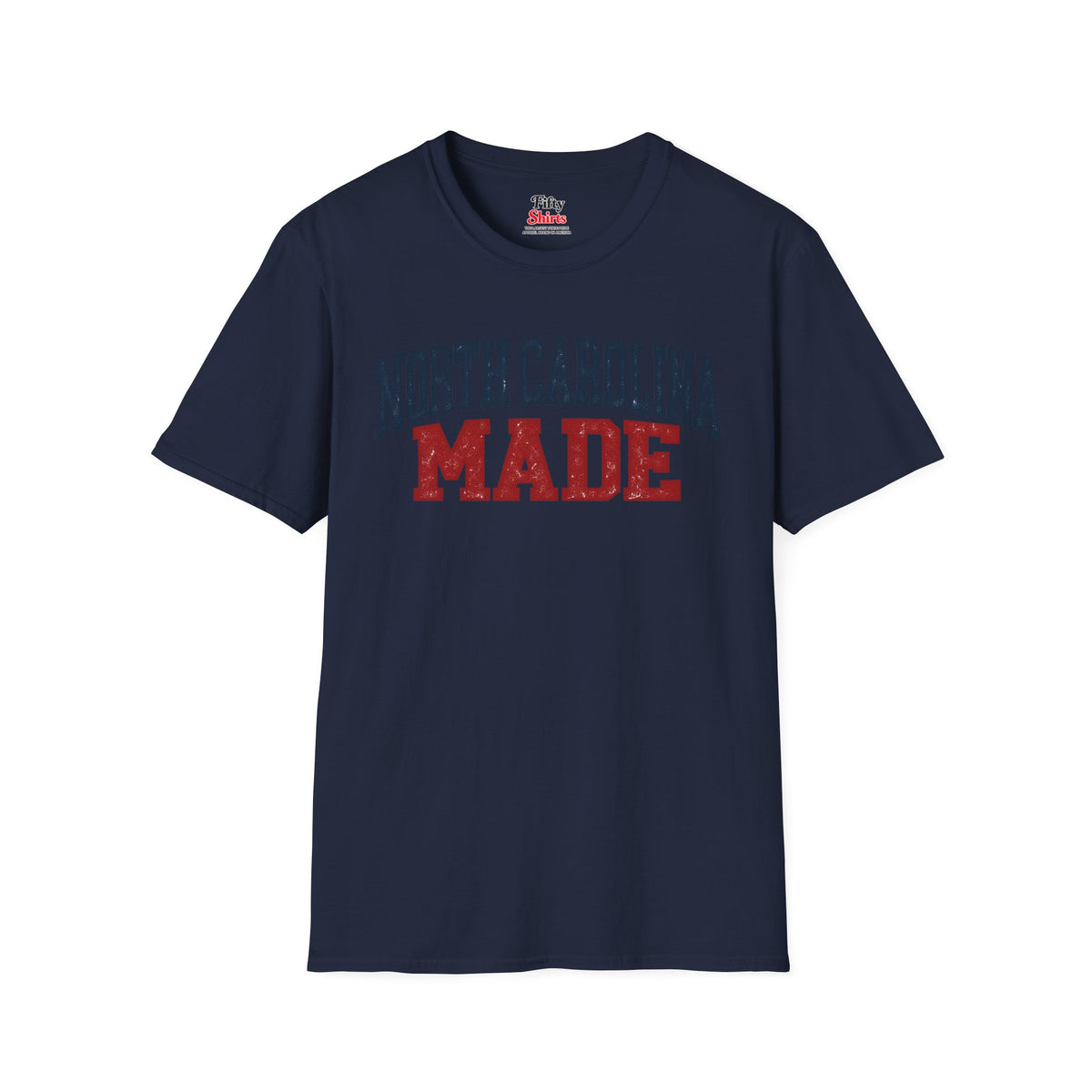 North Carolina Made Unisex Softstyle T Shirt State Name Graphic Tee