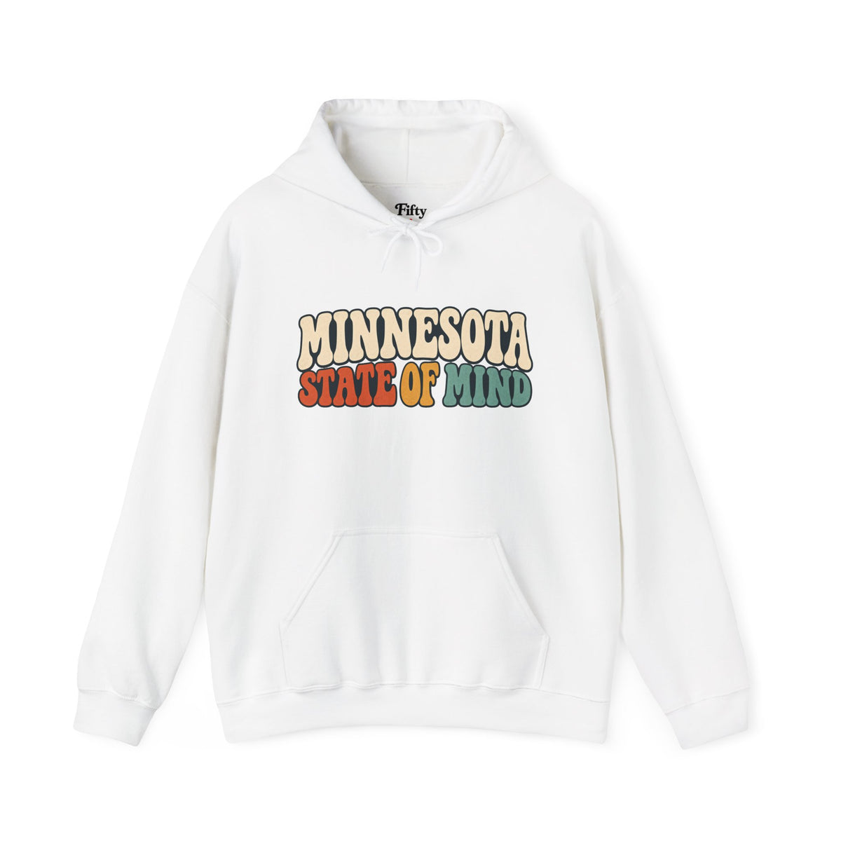 Minnesota State of Mind Unisex Hoodie State Name Graphic