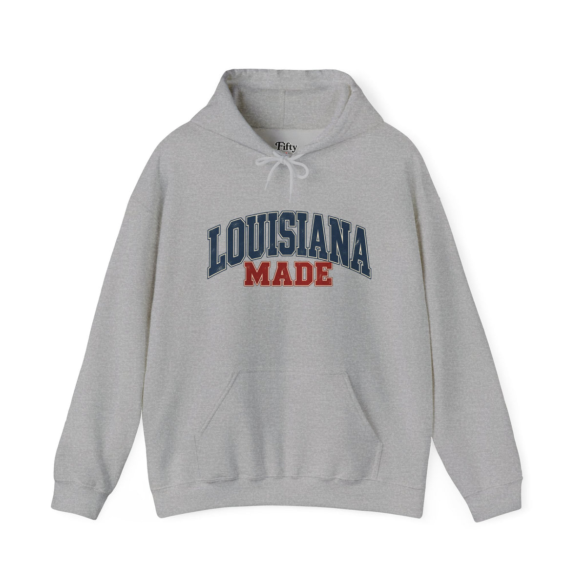 Louisiana Made Unisex Hoodie State Name Graphic