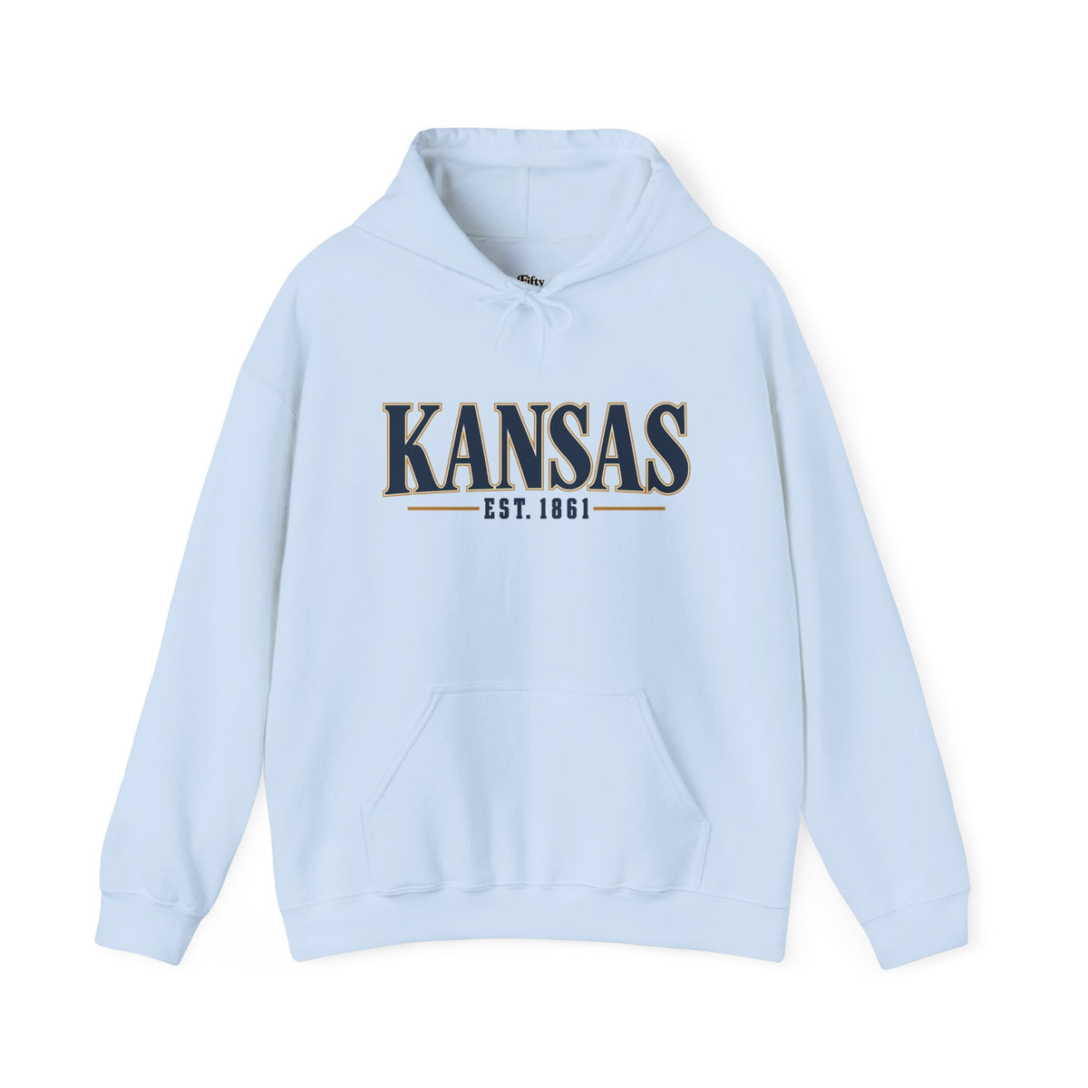 Kansas Est 1861 Unisex Hoodie State Name Graphic